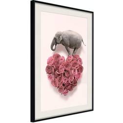 Arkiio Affisch Enamored Elephant [Poster] 30x45 Poster